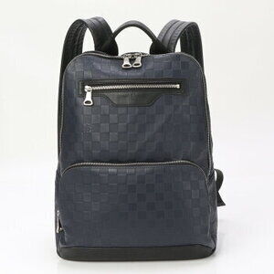 Louis Vuitton Damier Infini Black Avenue Backpack Astral leather rucksack bag